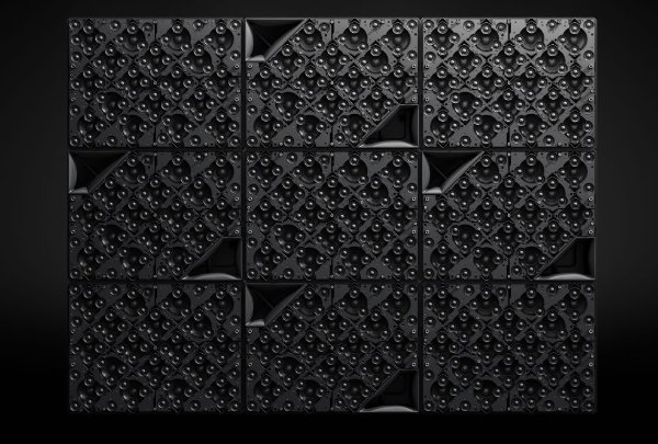 HOLOPLOT X1 Matrix Array loudspeaker modules.